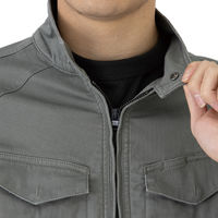 コーコス信岡 ストレッチヘリンボーンジャケット チャコール 3L D-2910 1着（直送品）