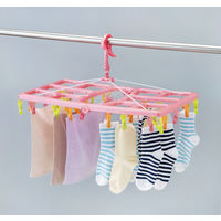 カワタキコーポレーション DIANAワイヤー角ハンガー 34ピンチ 1セット（3個）