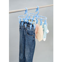 カワタキコーポレーション ジーンズが干せる小物干しハンガー 2個組 1セット（3個）