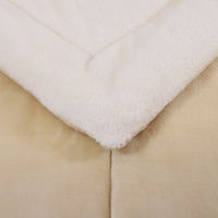 nishikawa　西川　バイカラー毛布　hauu　もちもちブランケット　2枚合わせ　わた入り　洗える　寝具　インテリア　NEWブランド　イエロー