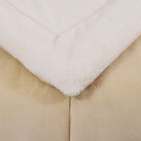 nishikawa　西川　バイカラー毛布　hauu　もちもちブランケット　2枚合わせ　吸湿発熱　洗える　寝具　インテリア　NEWブランド　イエロー