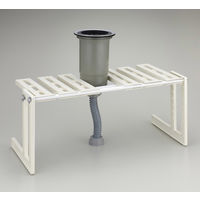 伸晃 シンク下 収納 伸縮式 1段 設置簡単 排水管をよけて設置できる MT1-EX 1個