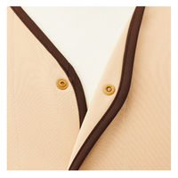 KAZEN ニットノーカラーパジャマ チアベージュ L 304-44 1枚（直送品）