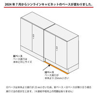 【組立設置込】イトーキ シンラインキャビネット  オープン 2段 下置 ベース付 ホワイトグレー EHTM-069LS1-WE 1台（直送品）