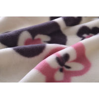 富士ベッド工業 アクリル毛布 ラクフラワー ピンク AHB-1107PK 1枚（直送品）