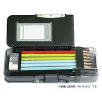 ソニック えんぴつチェック両面筆入 ドットタグ うかサポ ブレイブ 黒 FD-1012-D 1個（直送品）