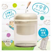 ソニック リビガク たっぷりフリーキー 乾電池式電動鉛筆削り アイボリー LV-1713-I 1個