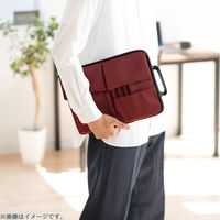 クツワ マルチワークケースA4(ボルドー)300DRRD 300DRRD 1個（直送品）