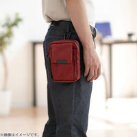 クツワ マルチホルダー2方ファスナー(ボルドー)305DRRD 305DRRD 1個（直送品）