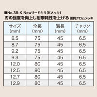 大西工業 リードキリ Kメッキ 038K-085 1本（直送品）