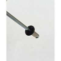 ニッセンリベット 丸頭 ＮＳＡ４-３（３０１）黒（ＮＳＡ４３黒）ヒノマル　1箱（1000本）（直送品）