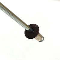 ニッセンリベット 丸頭 ＮＳＡ５-４（６１２）茶（ＮＳＡ５４茶）ヒノマル　1箱（1000本）（直送品）