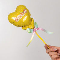 宝興産 アップライトハートバルーン きゅんブルー 0201810621 1セット(10枚入)（直送品）