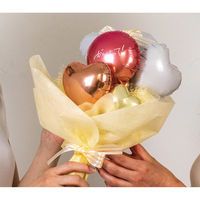 宝興産 アップライト丸バルーン 桜舞うコングラッツグラッド 0201811563 1セット(10枚入)（直送品）