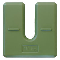 日本ハンガーボード U型ベースウェイト カーキ BW-KHA 1セット(3個)（直送品）