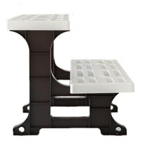 セーブ・インダストリー フラワースタンド2段550ツートン SV-3369 1セット(5個)（直送品）