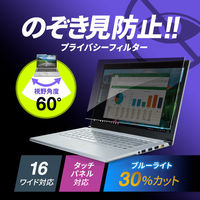 サンワサプライ  16インチワイド(16:10)対応プライバシーフィルター CRT-PFNG160W（直送品）