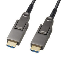 サンワサプライ  4K60Hz対応光ファイバHDMIケーブル（15m） KM-HD20-PFBAD15（直送品）