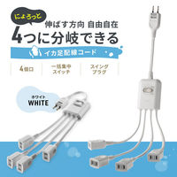 サンワサプライ  一括集中スイッチ付き電源延長コード TAP-EX4SWW（直送品）