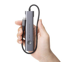 サンワサプライ HDMIポート付 USB Type-Cハブ USB-5TCHP18GM 1個