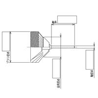 高島産業 ダイヤ毛材 軸付ミニベベルブラシ BSD-020-1 1セット(3個)（直送品）