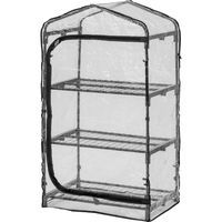 タカショー ダブルジップ温室 3段 GRH-D02 1台（直送品）