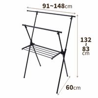 天馬 PORISH伸縮室内物干しX型 PSBK-05 1個