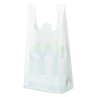 アスクル レジ袋エコノミータイプ 20号 乳白 1袋（100枚入） オリジナル（わけあり品）