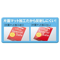 アスクル　ラミネートフィルム　マットタイプ　A3　1箱（100枚入） オリジナル（わけあり品）
