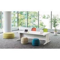 【組立設置込】プラス US-1S 片袖机 幅1500×奥行600×高さ720mm ホワイト×ホワイト UR-156D-3 WS/W4 1台（直送品）