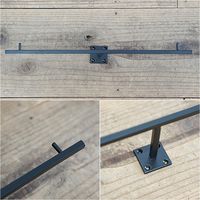 ポッシュリビング フックS ブラック W40×D8×H4cm アイアン 63867 1個（直送品）