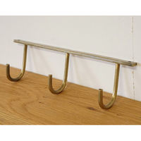 ポッシュリビング アイアンハンギングフック 3連 アンティークゴールド W23×D4.5×H6.5cm 63144 1個（直送品）