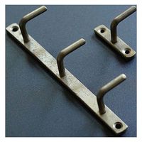 ポッシュリビング アイアンウォールフック シングル アンティークゴールド W4.5×D3×H3.5cm 63134 1セット(3個)（直送品）