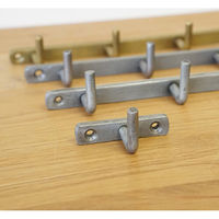 ポッシュリビング アイアンウォールフック シングル シルバー W4.5×D3×H3.5cm 63699 1セット(3個)（直送品）