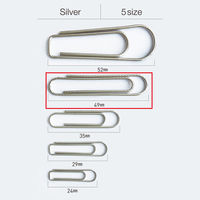 アックスコーポレーション ゼムクリップ ジャンボ 49mm A-GES49 1セット(1個×10)