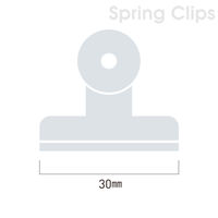 アックスコーポレーション 目玉クリップ 小小 シルバー CA-04K 1セット(10個)（直送品）