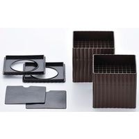 石丸合成樹脂 ハイヒールプラス S(スクエア) チョコレートブラウン 2個組 4945548016051 1箱(2個入)（直送品）