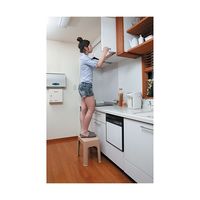 小原産業 プラステップ 一体型踏み台 ベージュ 435mm×305mm×390mm ST-309 1個 63-7934-63（直送品）