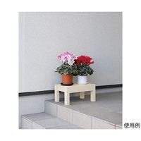 小原産業 プラスチック万能台 長方形 アイボリー ST-402 1個 64-5075-74（直送品）