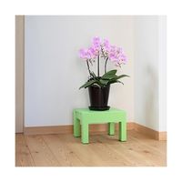 小原産業 プラスチック万能台 正方形 グリーン 300mm×280mm×200mm ST-427 1個 63-7934-55（直送品）