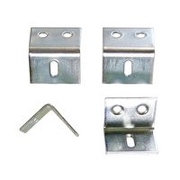 山口安製作所 ユニクローム アングル天板止 ユニクロ 20mm×1.5mm×25mm 4個入 Y-810 1セット(4個)（直送品）