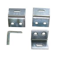 山口安製作所 ユニクローム アングル天板止 ユニクロ 20mm×1.5mm×25mm 4個入 Y-827 1セット(4個)（直送品）