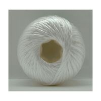 宮島化学工業 PP三本よりロープ 白 4mm×80m HC080 1巻 63-7918-10（直送品）