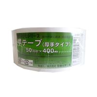 宮島化学工業 農家のひもシリーズ 平テープ(手タイプ) 白 50mm×400m ST0400 1巻 63-7919-03（直送品）