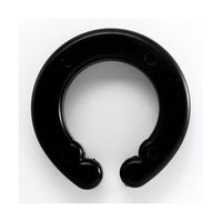 ソーゴ ドアスペーサー ブラック 1セット(2個入) SG-05 1セット(2個) 64-5076-61（直送品）