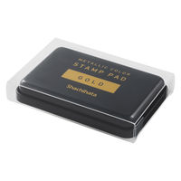 シヤチハタ メタリックカラースタンプパッド ゴールド HPM-2-GO 1セット(1個×5)
