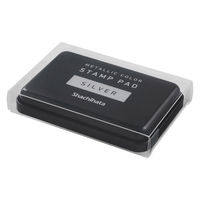 シヤチハタ メタリックカラースタンプパッド シルバー HPM-2-S 1セット（1個×5）