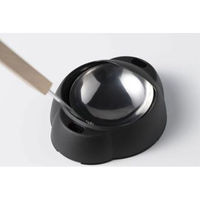 カクセー おたまスタンド ブラック OS-01BK 1個（直送品）