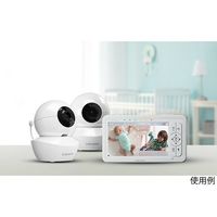 ベビーセンスジャパン こども用見守りカメラ&高画質ベビーモニター HDS2 1セット 67-3019-15（直送品）