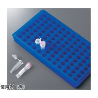 イナ・オプティカ 96ーWELL リバーシブルラック 96本立て ナチュラル 5320-00N 1個 67-5191-49（直送品）